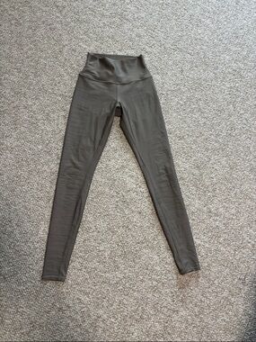 ALO Yoga Olive Taupe High-Rise Leggings